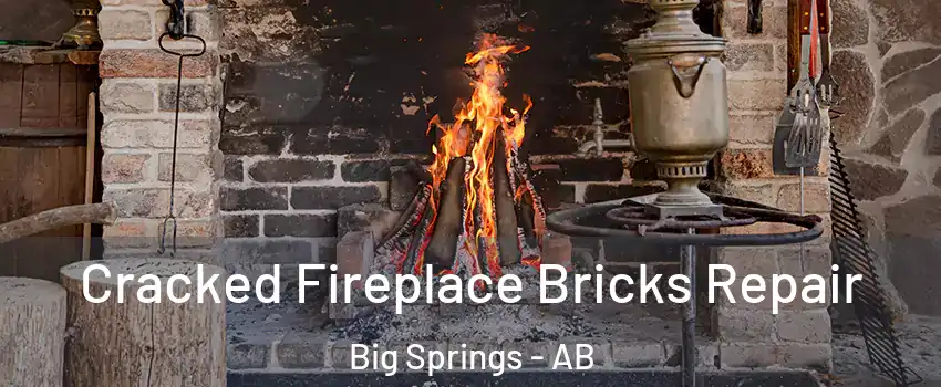  Cracked Fireplace Bricks Repair Big Springs - AB