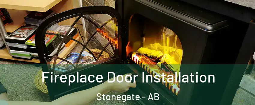  Fireplace Door Installation Stonegate - AB