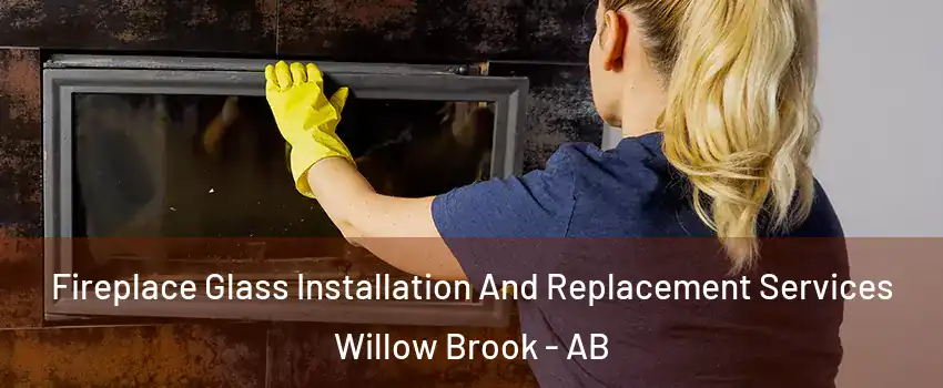  Fireplace Glass Installation And Replacement Services Willow Brook - AB