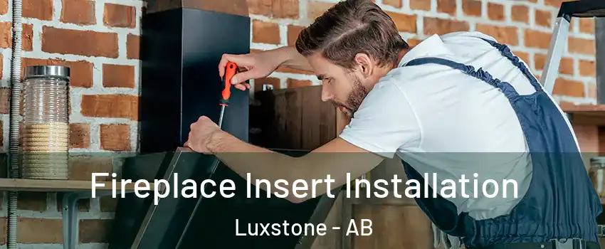  Fireplace Insert Installation Luxstone - AB