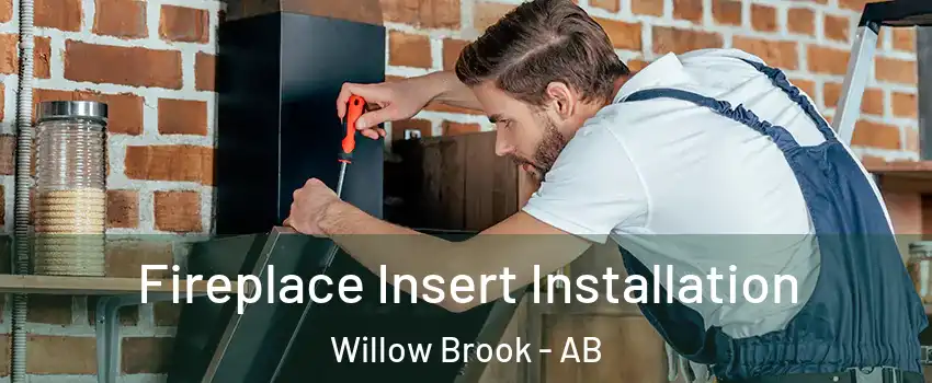  Fireplace Insert Installation Willow Brook - AB