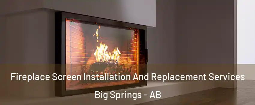 Fireplace Screen Installation And Replacement Services Big Springs - AB