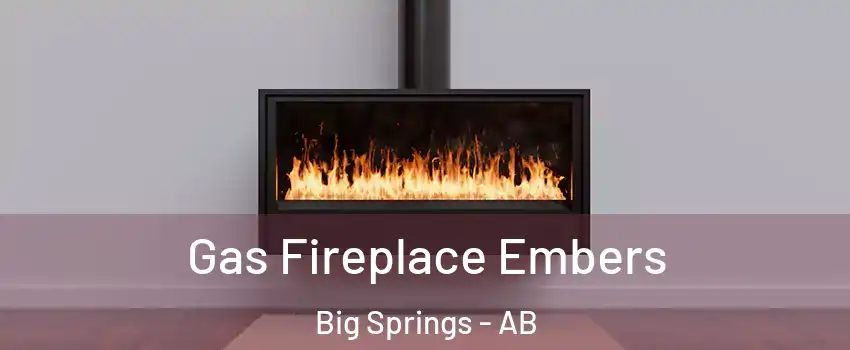  Gas Fireplace Embers Big Springs - AB