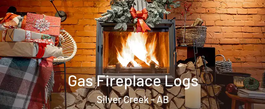  Gas Fireplace Logs Silver Creek - AB