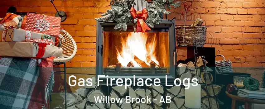  Gas Fireplace Logs Willow Brook - AB