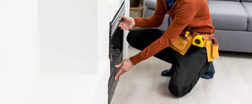 Electric Fireplace Insert Installation in Reunion, Alberta