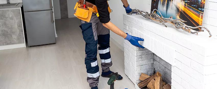 Outdoor Fireplace Restoration in Edgewater, Alberta