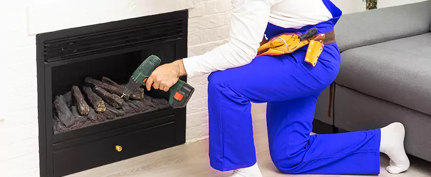 B-Vent Gas Fireplace Installation in Meadowbrook, AB