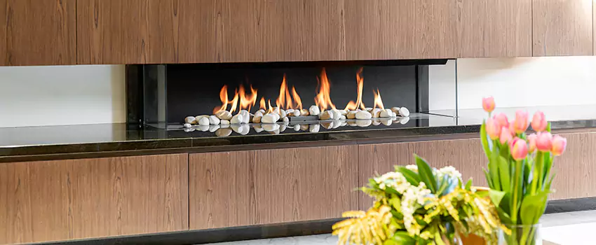 Outdoor Modern Fireplace Renovation Services in Kings Heights, AB