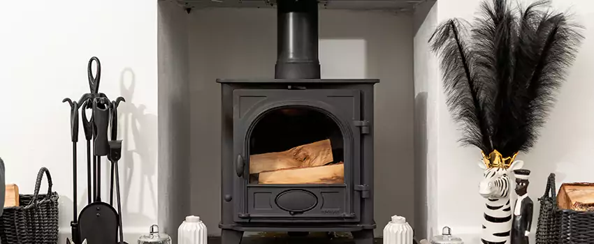 Thelin Hearth Products Providence Pellet Insert Fireplace Installation in Airdrie, AB
