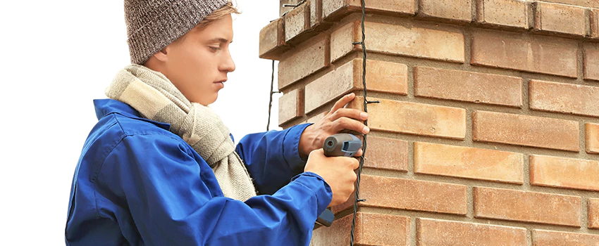 Masonry Chimney Mantle Service in Reunion, Alberta