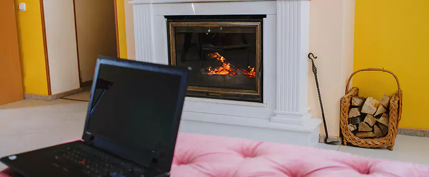 Valor Outdoor Gas Fireplace in Meadowbrook, Alberta