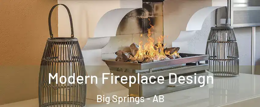  Modern Fireplace Design Big Springs - AB