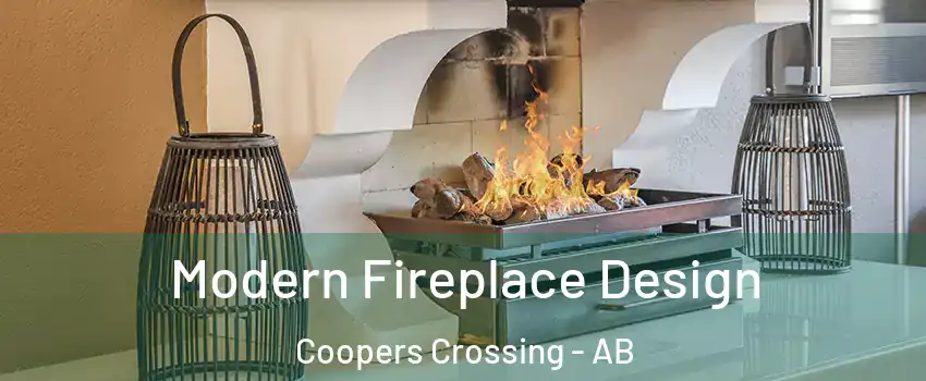  Modern Fireplace Design Coopers Crossing - AB
