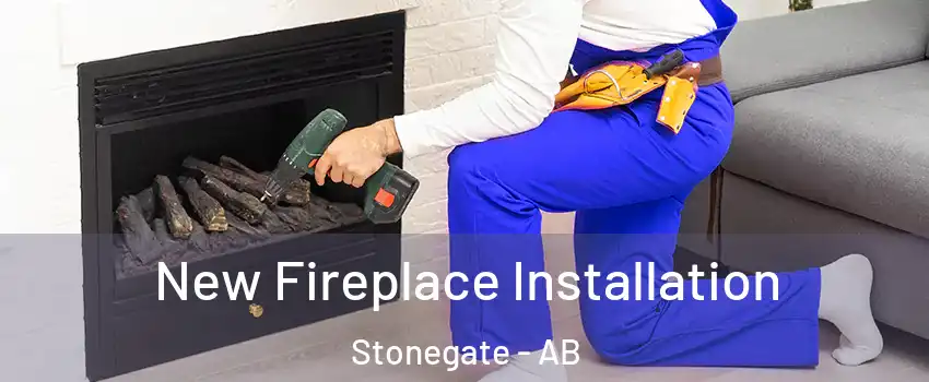  New Fireplace Installation Stonegate - AB
