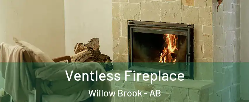  Ventless Fireplace Willow Brook - AB